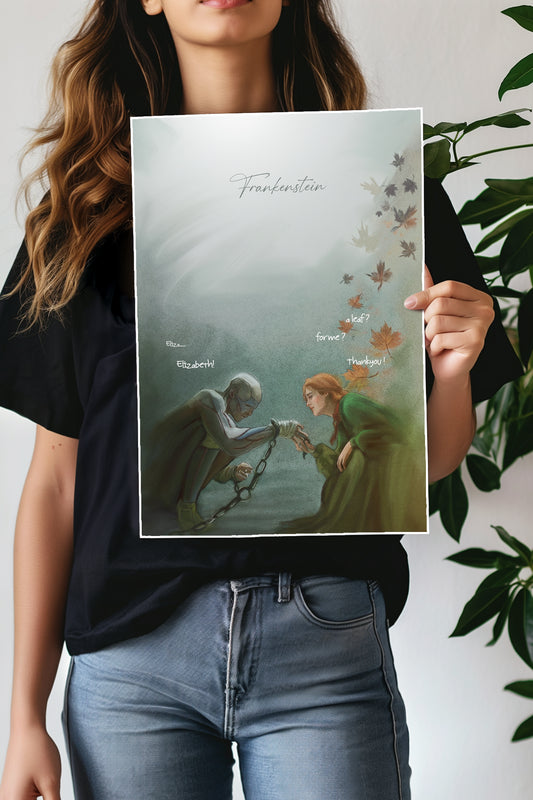 A leaf | Frankenstein Art Poster | Movie Poster