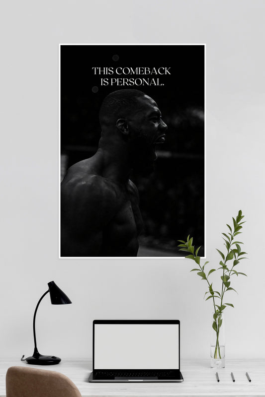 This Comeback Is Personal | Motivational Poster