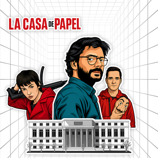 Money Heist #01 | Stickerized | 5 Stickers