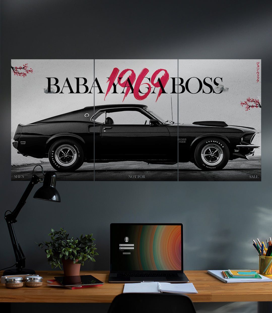 BABA YAGA BOSS x 1969 FORD MUSTANG | Car Set | 3 Piece Set
