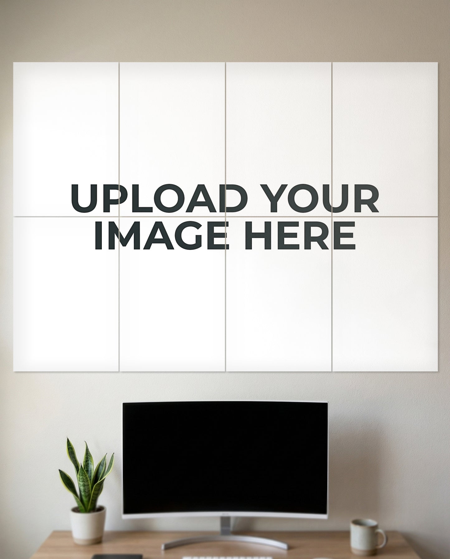 Personalize Your Wall Space | 8 Panel Split Wall Set