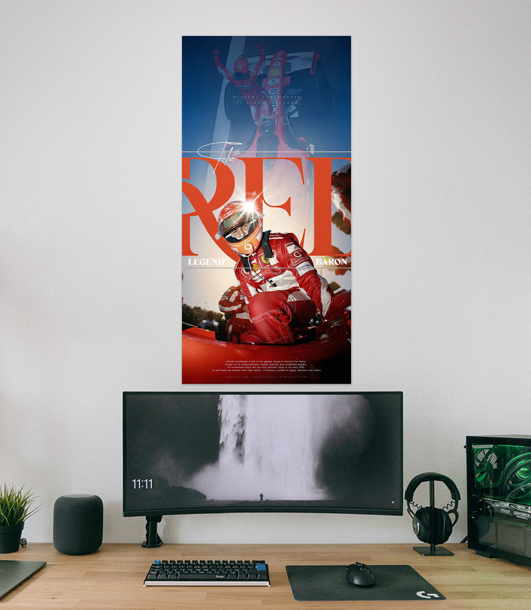 Michael Schumacher | The Red Legend | Formula 1 | 3 Piece Set