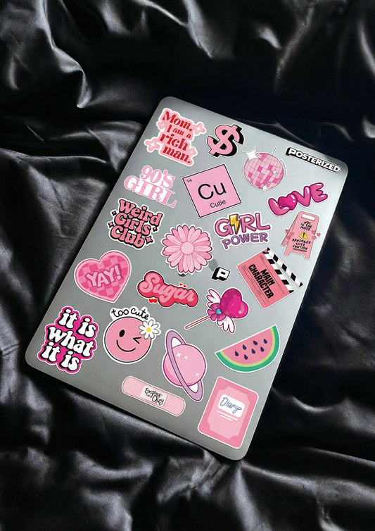 Pink Aesthetics #01 | Stickerized | 20 Stickers