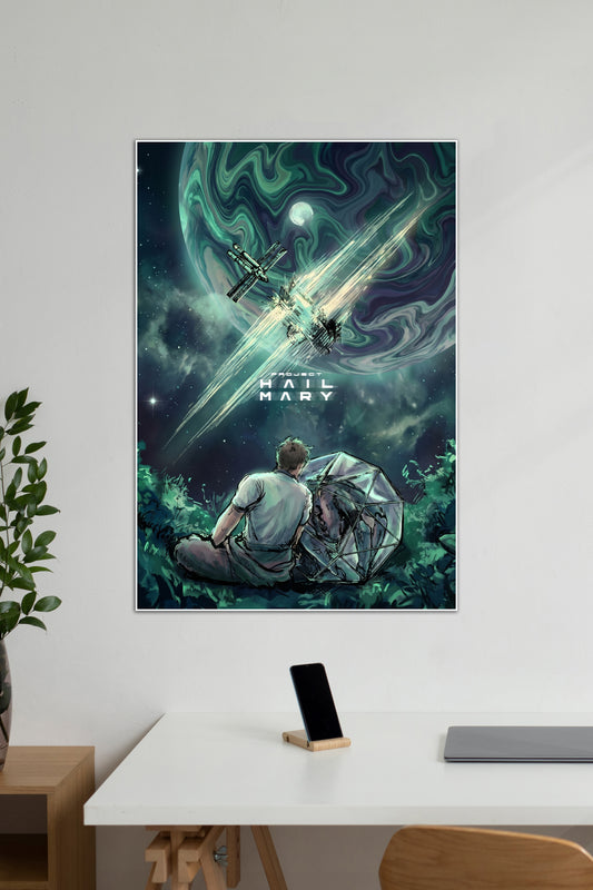 Project Hail Mary | Cosmic Artwork | Movie Poster