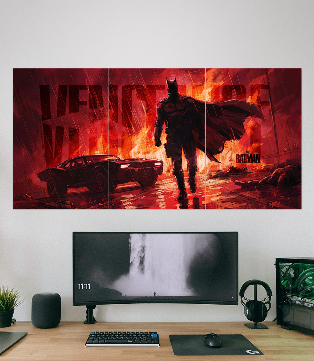 The Batman Vengeance | Red Gotham | 3 Piece Set