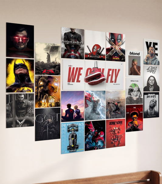 Ultimate Fan Wall Setup - 24 A4 Pack