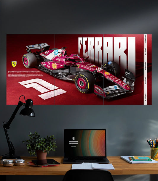 Ferrari SF 25  | Ferrari Formula 1 | CAR SET | 3 Piece Set