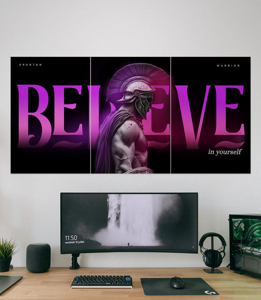 BELIEVE in Yourself x SPARTAN | GYM | Motivation | 3 Piece Set