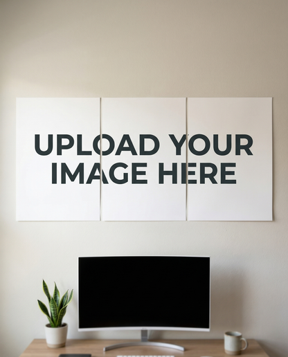 Customize Your Wall Three Piece Split Art Set